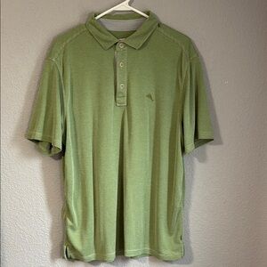 Tommy Bahama Men’s Green Polo Size Large